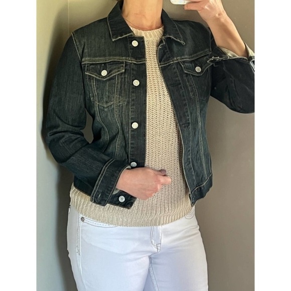 New York & Co denim jean jacket size medium - Picture 5 of 13
